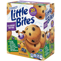 slide 6 of 20, Entenmann's Little Bites Blueberry Muffins, 8.25 oz
