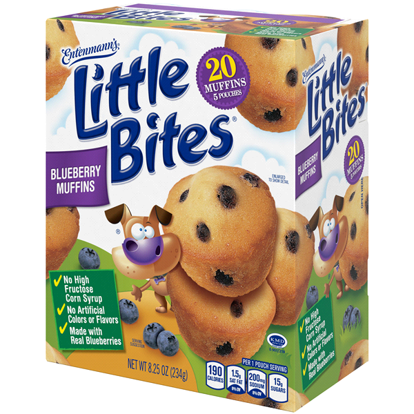 slide 7 of 20, Entenmann's Little Bites Blueberry Muffins, 8.25 oz