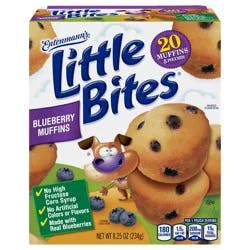 Entenmann's Little Bites Blueberry Mini Muffins, 5 packs, 8.25 oz