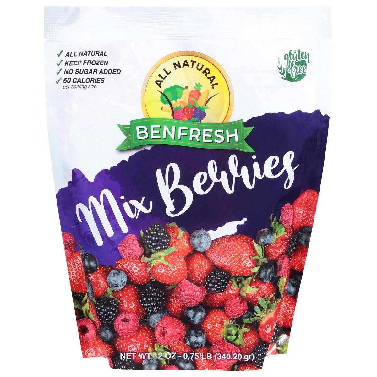 slide 1 of 9, Benfresh Mix Berries, 0.7 lb