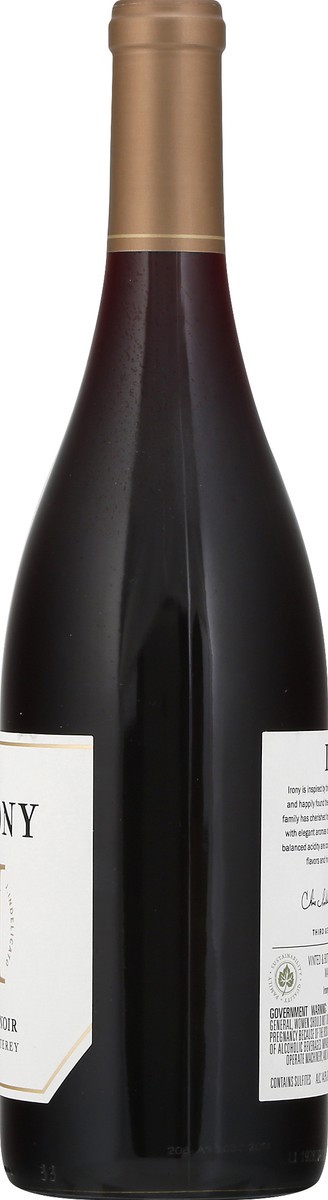 slide 7 of 10, Irony Pinot Noir 750 ml, 750 ml