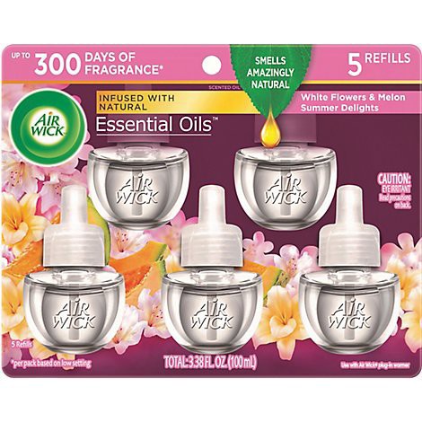 slide 1 of 1, Air Wick Plug In Summer Delights Air Freshener - 5 Count, 5 ct