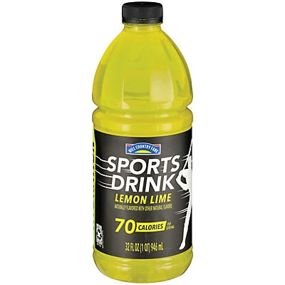 slide 1 of 1, Hill Country Fare Lemon Lime Sports Drink, 32 oz