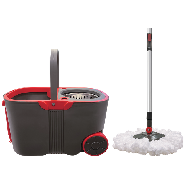 slide 1 of 1, MAGNO CLEAN Spin Mop With 2 Pcs Mop Refills, 1 ct