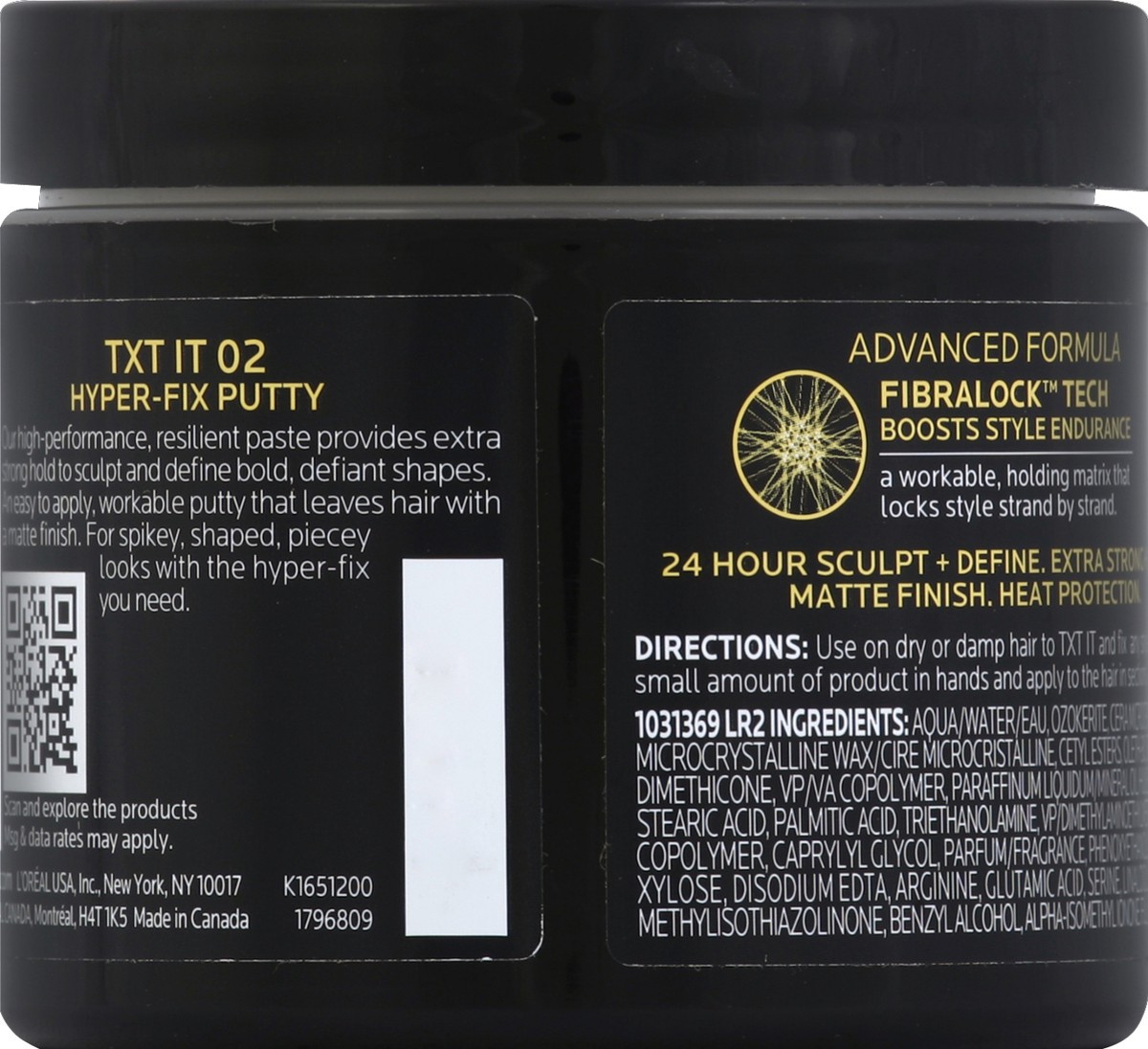 slide 2 of 3, L'Oréal Hyper-Fix Putty 4 oz, 4 oz