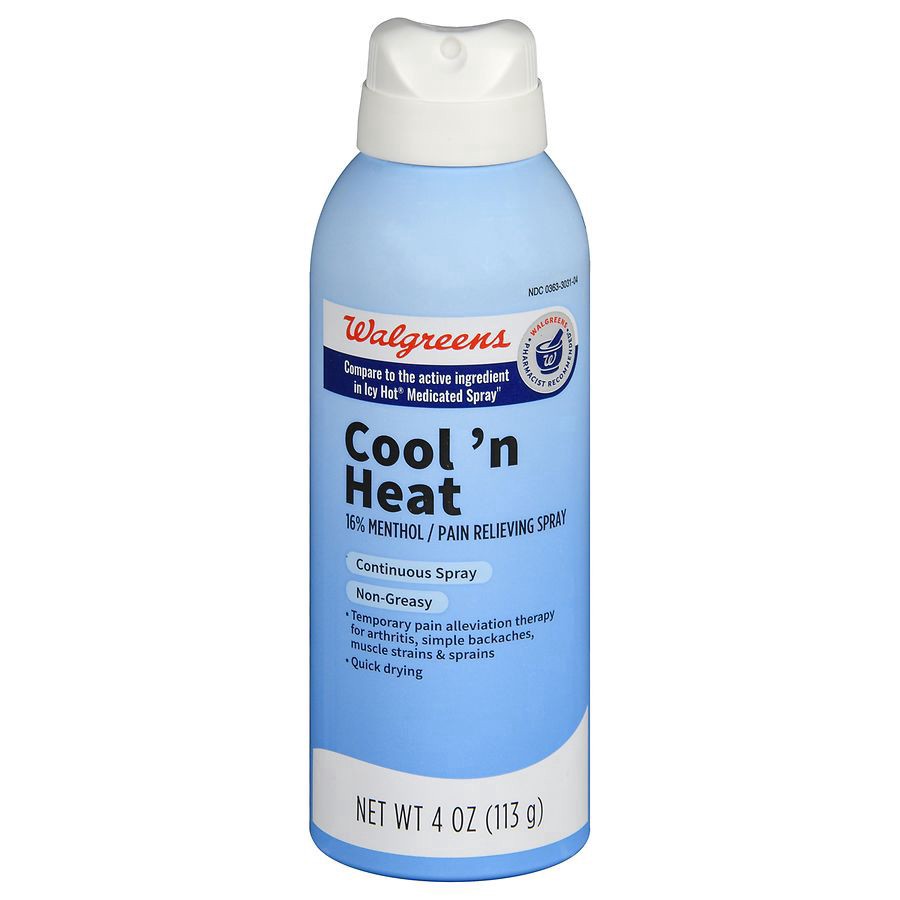 slide 1 of 5, Walgreens Cool 'N Heat Spray, 4 oz