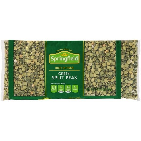 slide 1 of 1, Springfield Green Split Peas, 16 oz