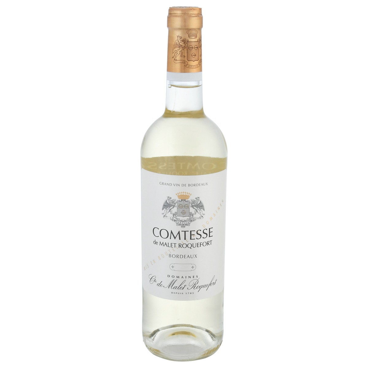 slide 8 of 12, Comtesse de Malet Roquefort Bordeaux Blanc 750 ml, 750 ml