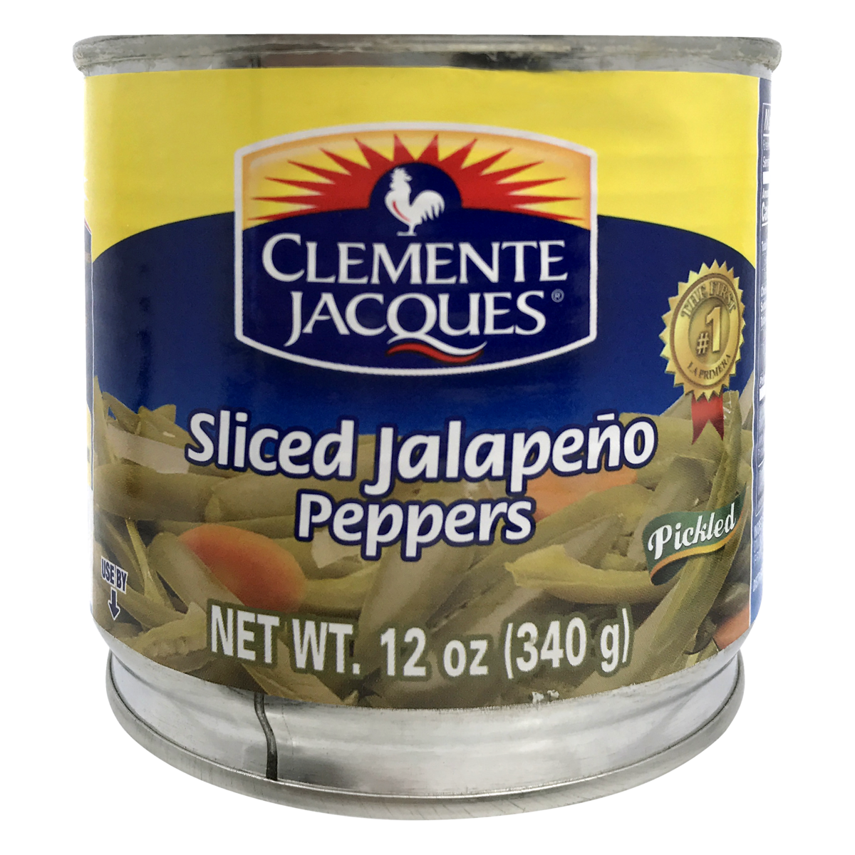 slide 1 of 1, Clemente Jacques Pickled Sliced Jalapeno Peppers, 12 oz