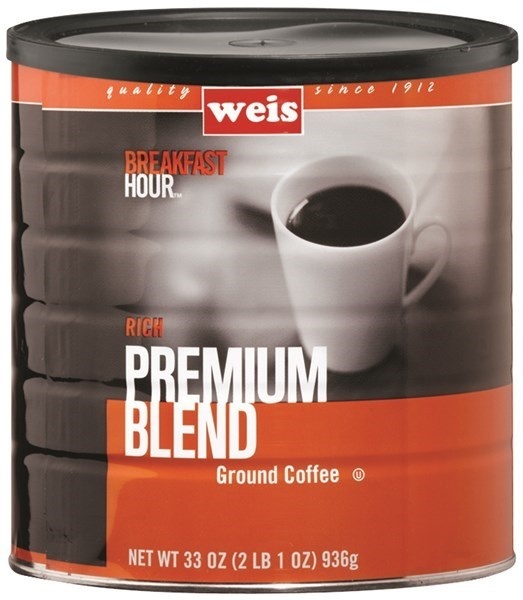 slide 1 of 1, Weis Quality Rich Premium Blend Ground Coffee - 33 oz, 33 oz