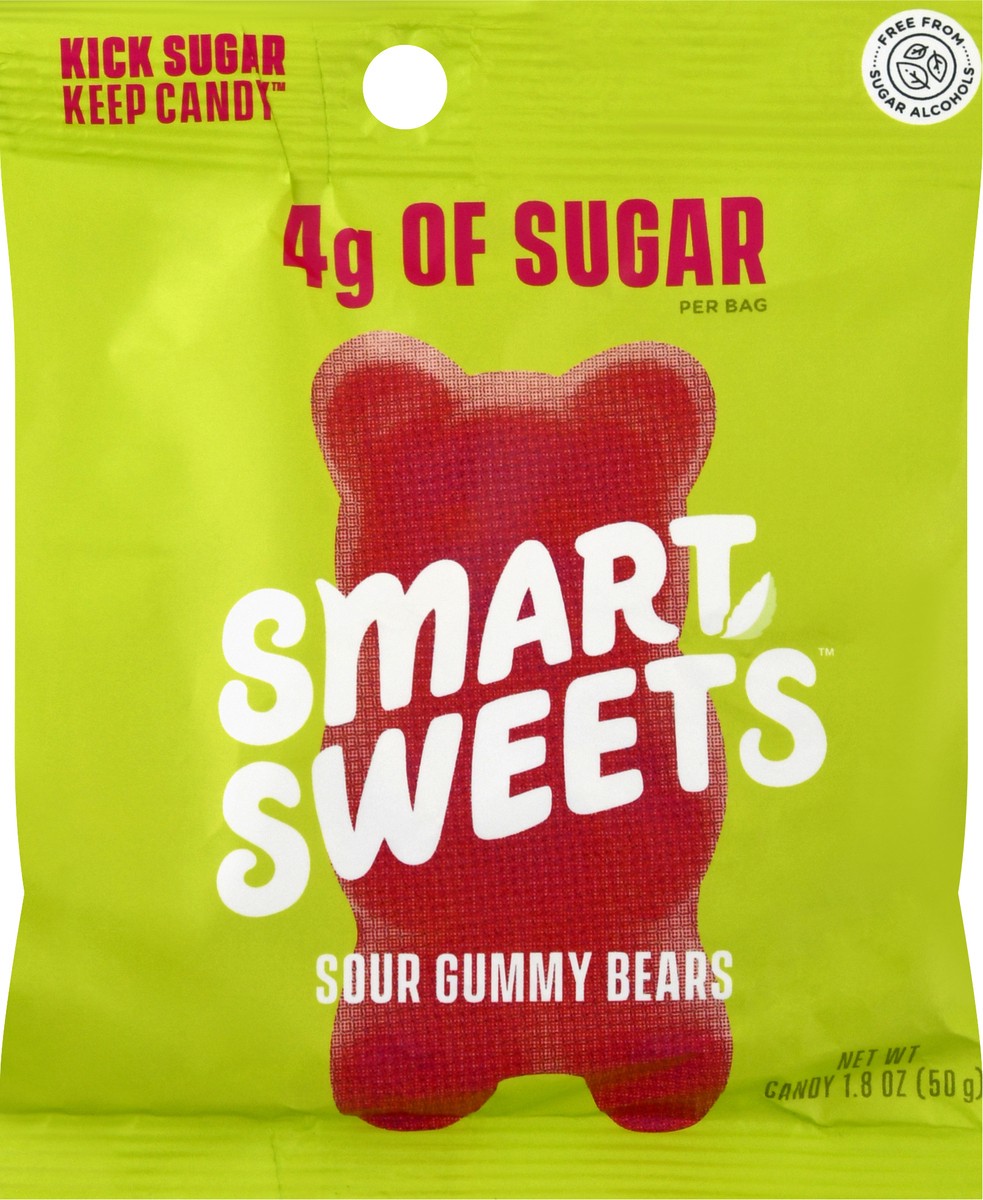 slide 1 of 5, SmartSweets Sour Gummy Bears 1.8 oz, 1.8 oz