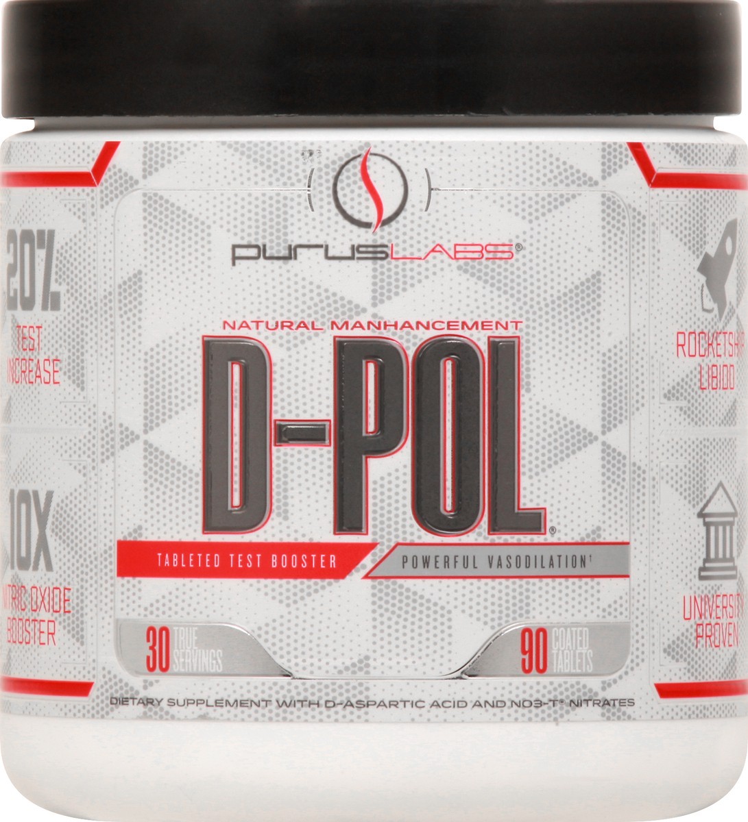 slide 1 of 12, Purus Coated Tablets D-Pol 90 ea, 90 ct