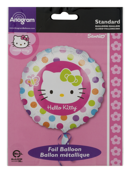 slide 1 of 1, Anagram Anagram Standard Foil Balloon Hello Kitty, 1 ct