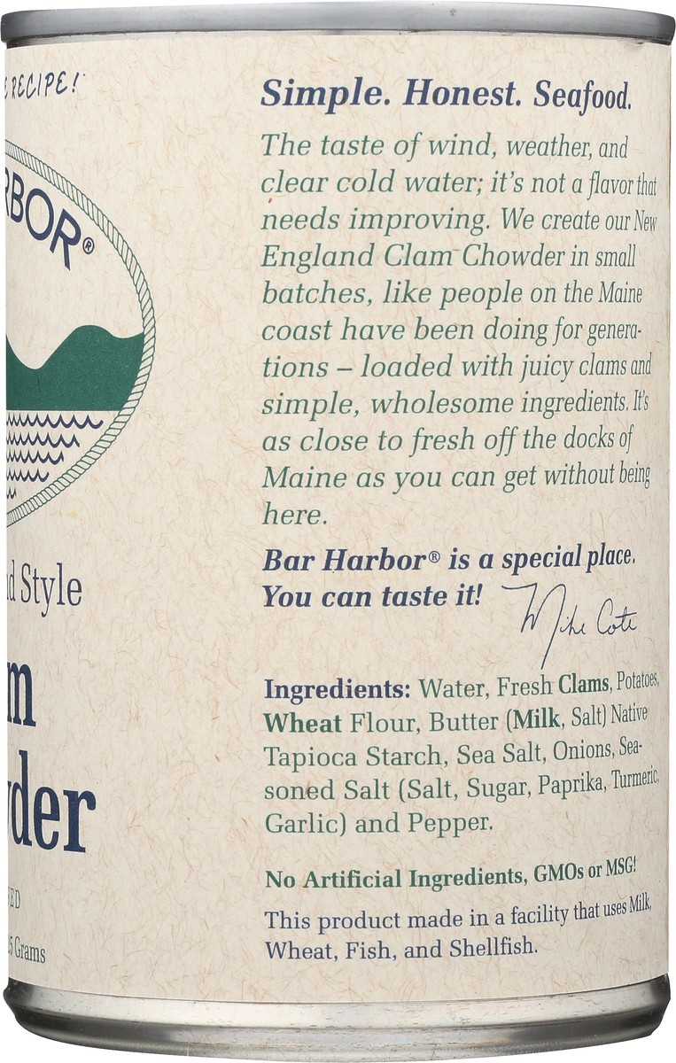 slide 8 of 9, Bar Harbor New England Clam Chowder Soup, 15 oz