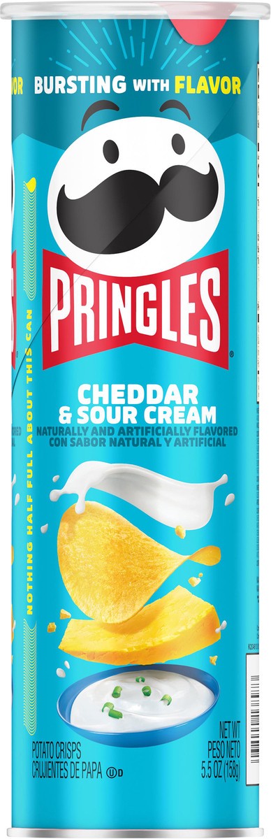 slide 4 of 6, Pringles Cheddar & Sour Cream Potato Crisps Chips - 5.5oz, 5.5 oz