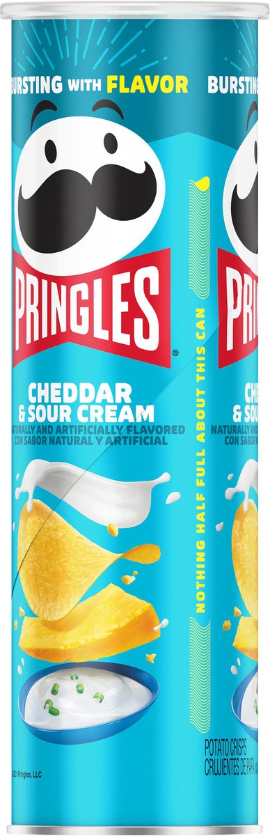 slide 5 of 6, Pringles Cheddar & Sour Cream Potato Crisps Chips - 5.5oz, 5.5 oz