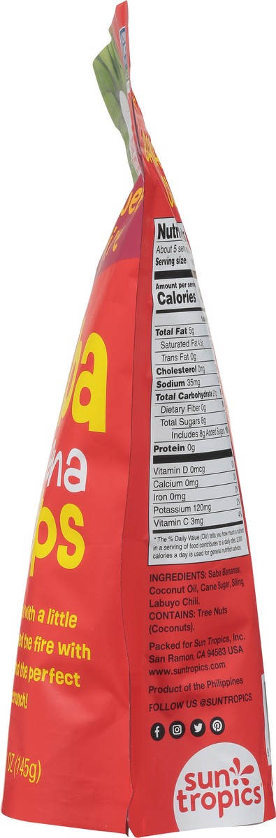 slide 5 of 13, Sun Tropics Saba Banana Chips Sweet Chil, 5.1 oz