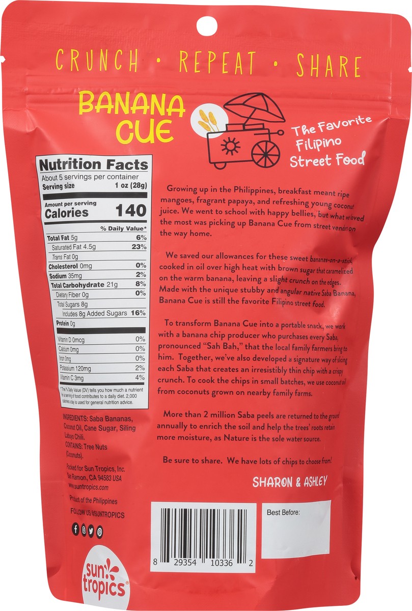 slide 7 of 13, Sun Tropics Saba Banana Chips Sweet Chil, 5.1 oz