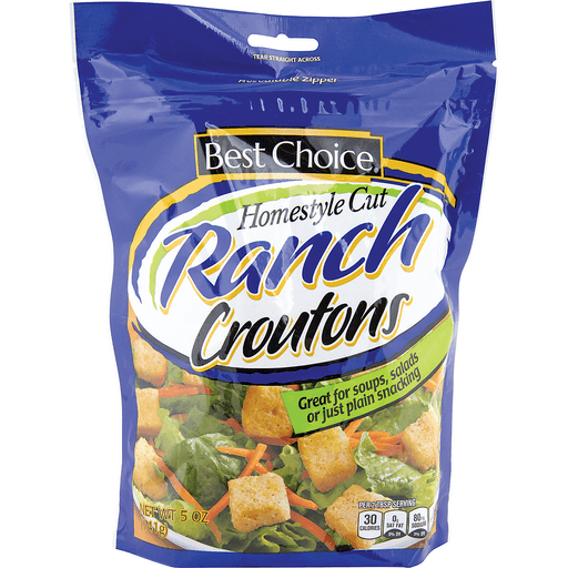 slide 1 of 1, Best Choice Ranch Croutons, 5 oz