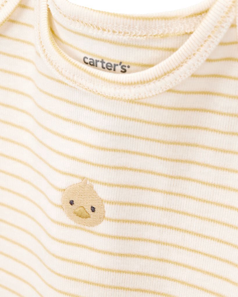 slide 2 of 5, Carter's Baby 3-Piece Duck Little Cardigan Set - Ivory Ivory 12M, 3 pc