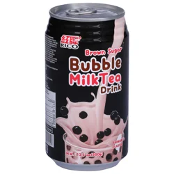 Rico Bubble Milk Tea Drink, Brown Sugar - 12.3 oz