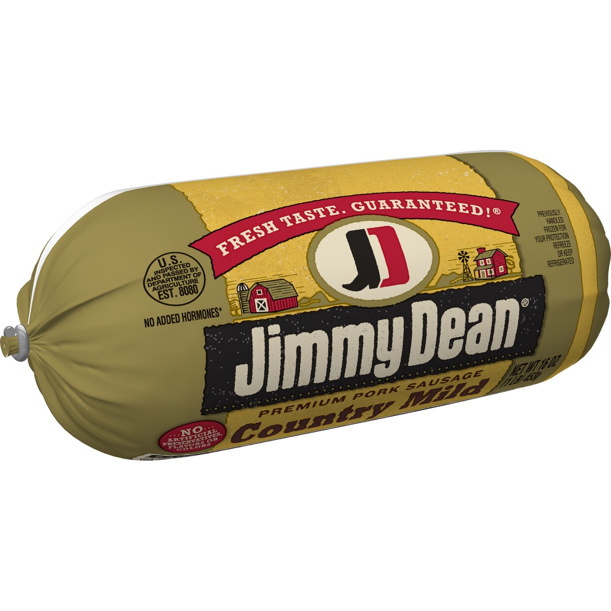 slide 2 of 5, Jimmy Dean Premium Pork Country Mild Breakfast Sausage Roll, 16 oz, 16 oz