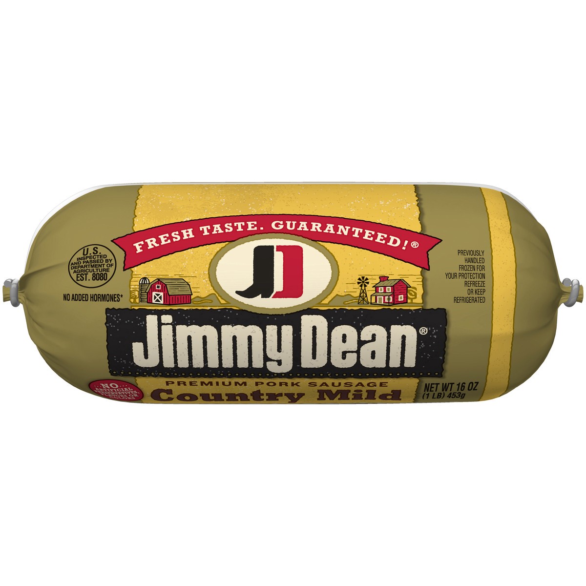 slide 1 of 5, Jimmy Dean Premium Pork Country Mild Breakfast Sausage Roll, 16 oz, 16 oz