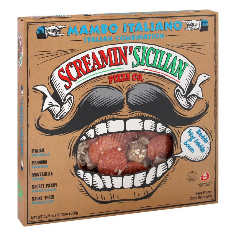 slide 1 of 3, Palermo's Screamin' Sicilian Mambo Italiano Frozen Pizza - 23.5oz, 23.5 oz