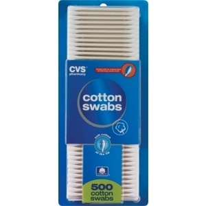 slide 1 of 1, CVS Health Cotton Swabs, 500 ct