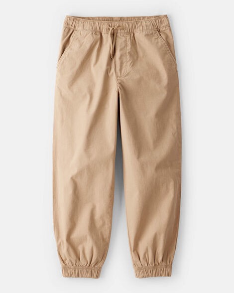 slide 1 of 4, Carter's Boys Joggers - Brown Beige 7, 1 ct
