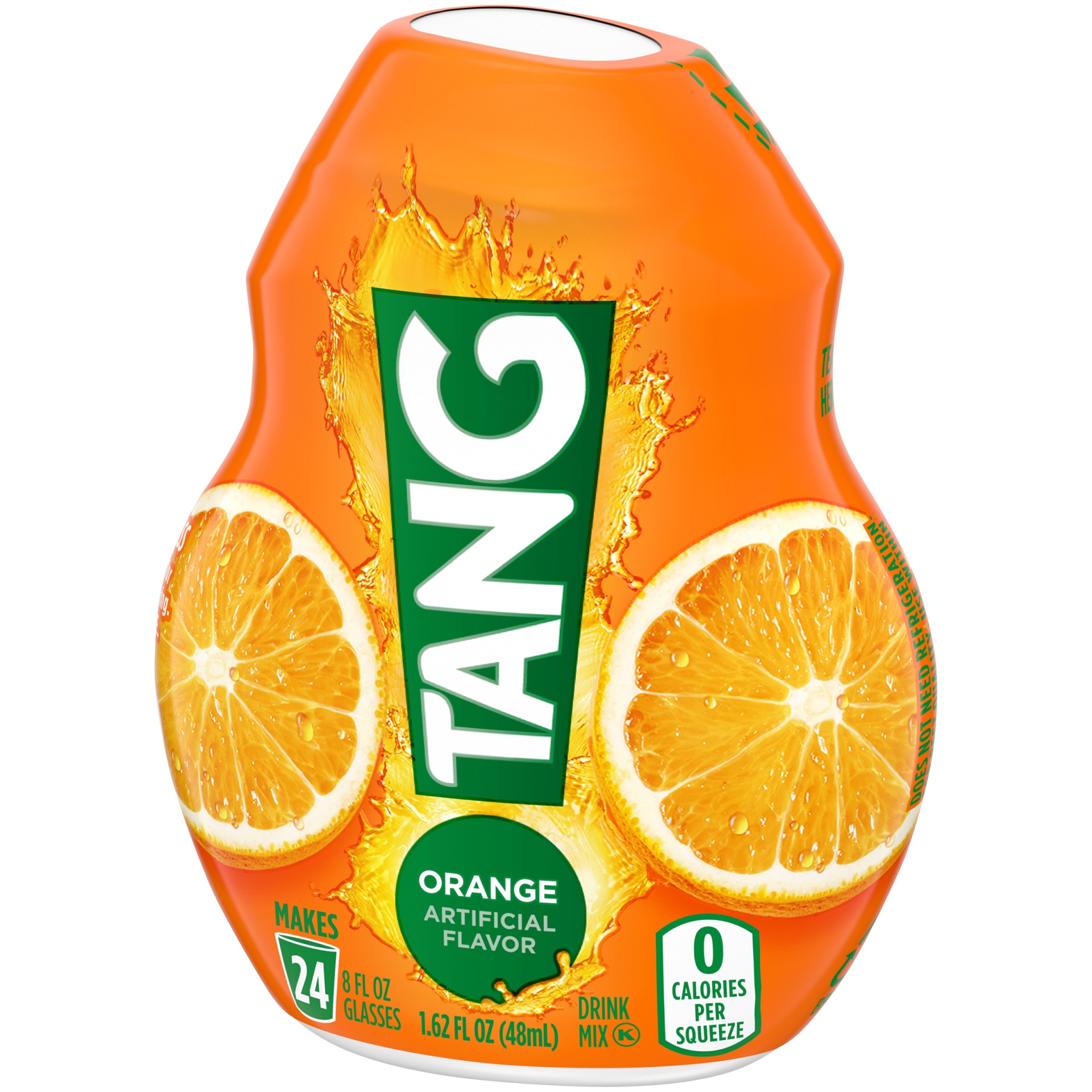 slide 4 of 7, Tang Orange Artificially Flavored Liquid Soft Drink Mix, 1.62 fl oz