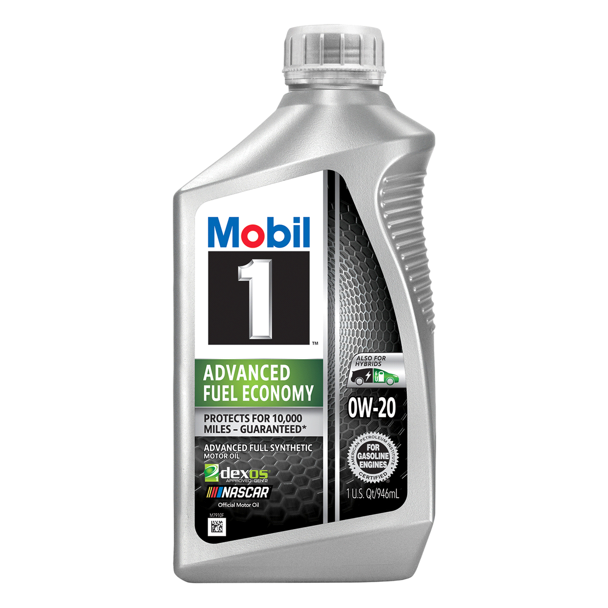 slide 1 of 1, Mobil 1 Advanced Fuel Economy 0W-20 Sae Advanced Full Synthetic Motor Oil, 1 qt