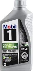 Mobil 1 Advanced Fuel Economy 0W-20 Sae Advanced Full Synthetic Motor Oil