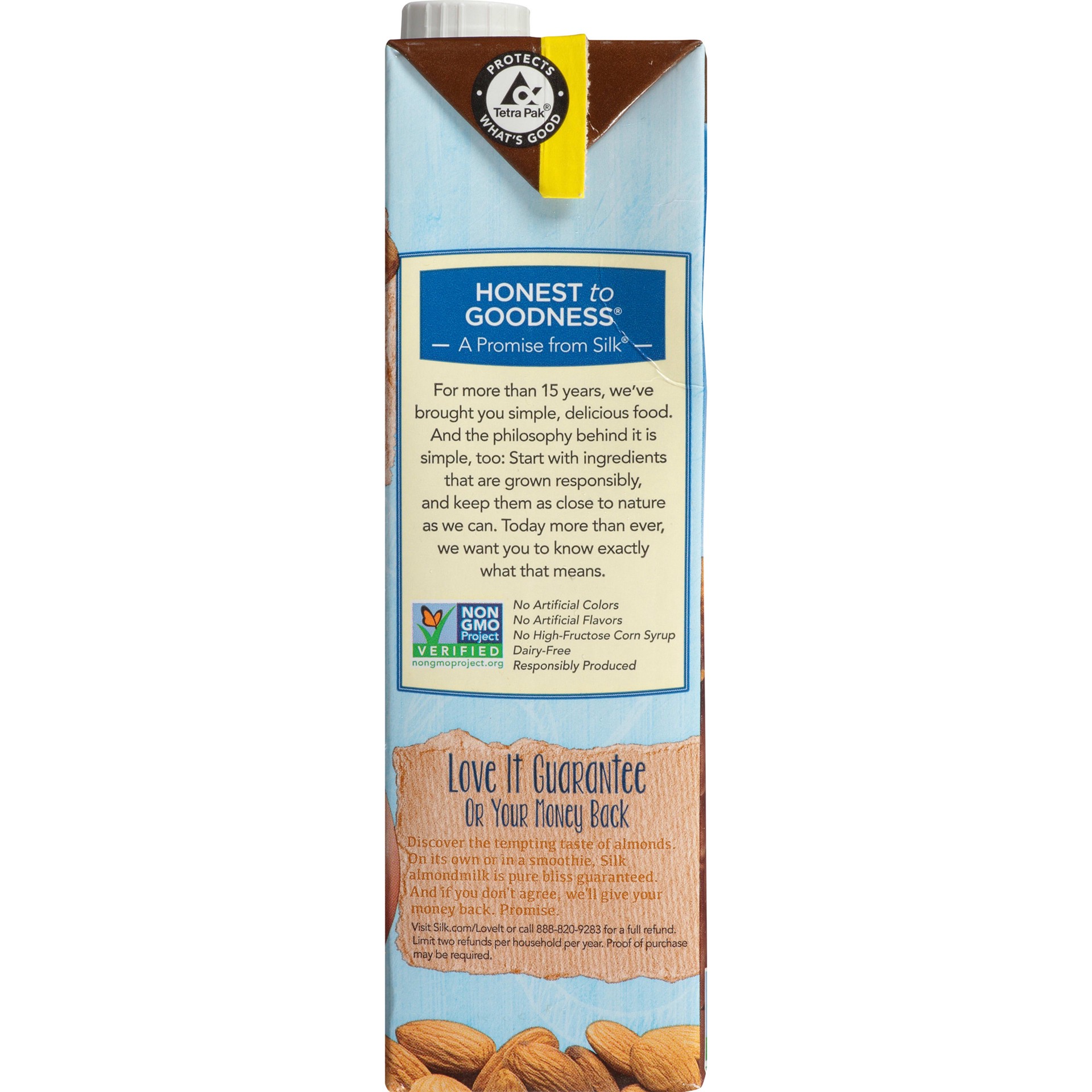 slide 4 of 10, Silk Shelf-Stable Almond Milk, Dark Chocolate, Dairy-Free, Vegan, Non-GMO Project Verified, 1 Quart, 32 fl oz