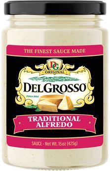 slide 1 of 1, Del Grosso Traditional Alfredo, 15 oz