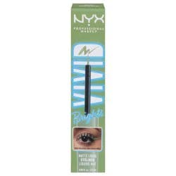 NYX Professional Makeup Vivid Brights VBLL02 Ghosted Green Matte Liquid Eyeliner 0.06 fl oz