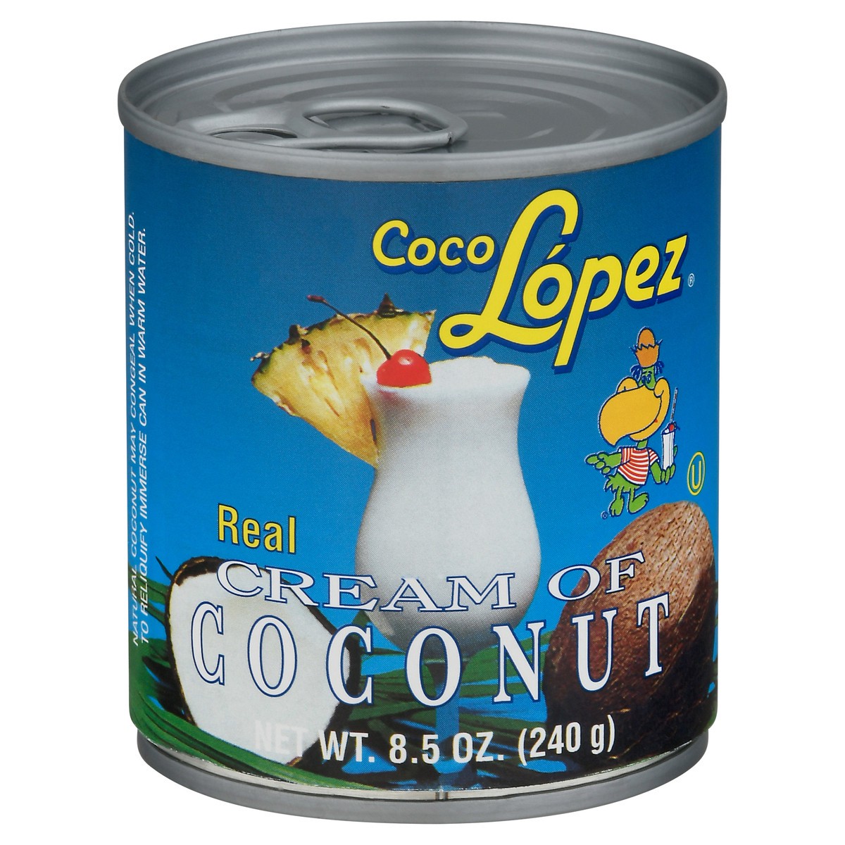 slide 1 of 2, Distributed Consumables 8.5oz. Coco Lopez Cream of Coconuts, 1 ct