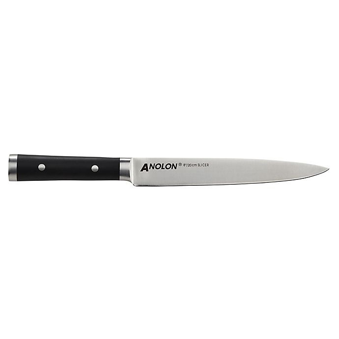 slide 1 of 3, Anolon Slicer Knife with Sheath, 8 in