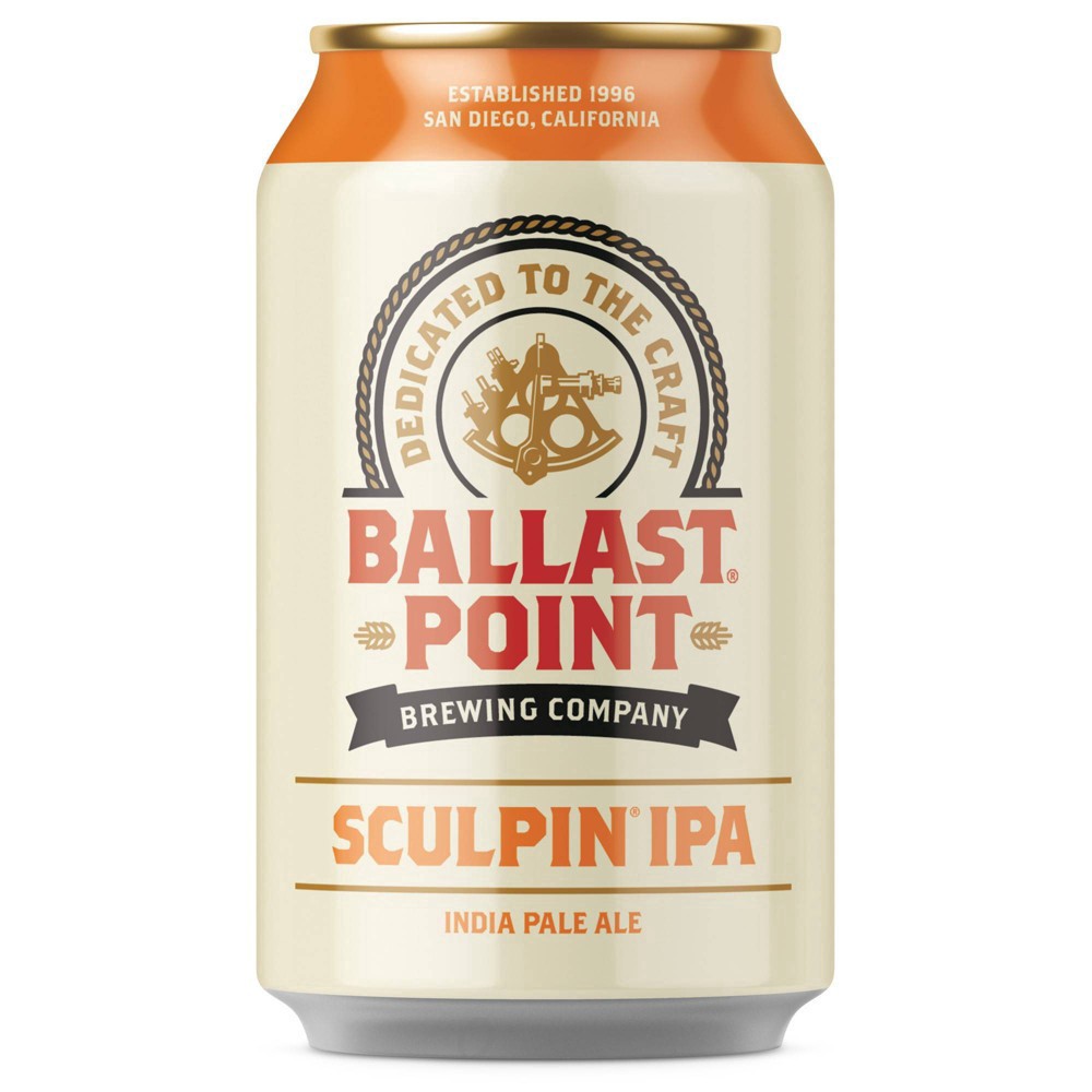 slide 2 of 3, Ballast Point Sculpin India Pale Ale, 6 ct; 12 fl oz