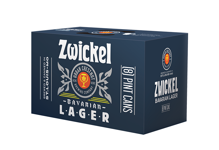 slide 1 of 1, Urban Chestnut Brewing Company Brewery Zwickel Bavarian-style Lager, 128 fl oz