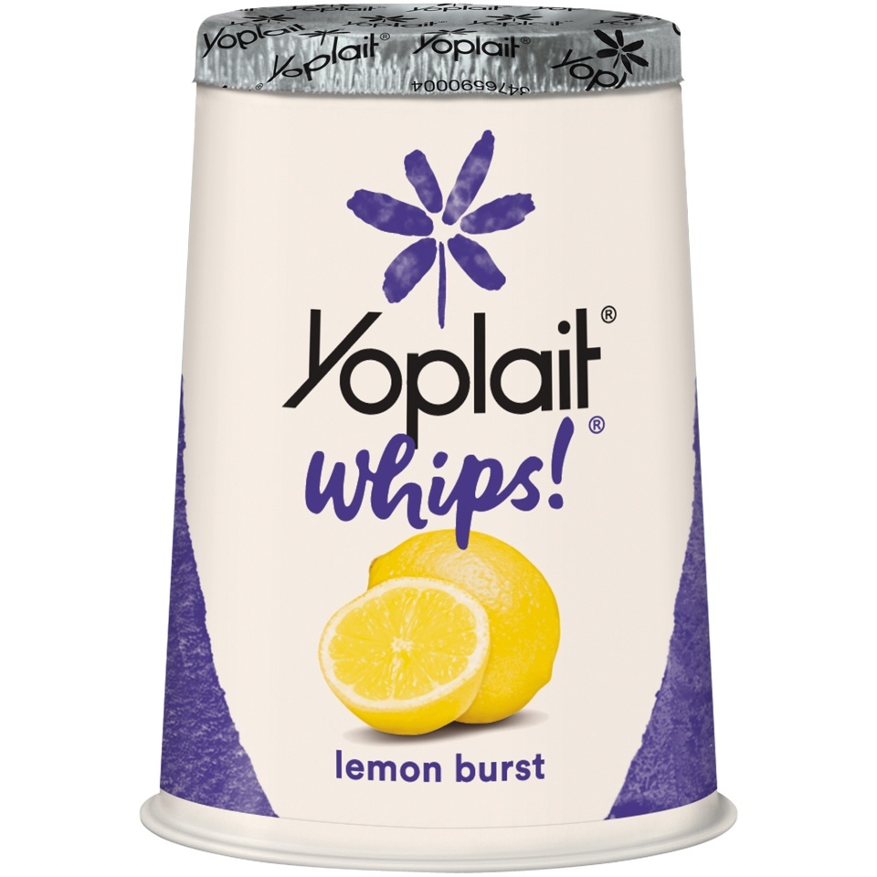 slide 1 of 1, Yoplait Whips! Lemon Burst Lowfat Yogurt Mousse, 4 oz