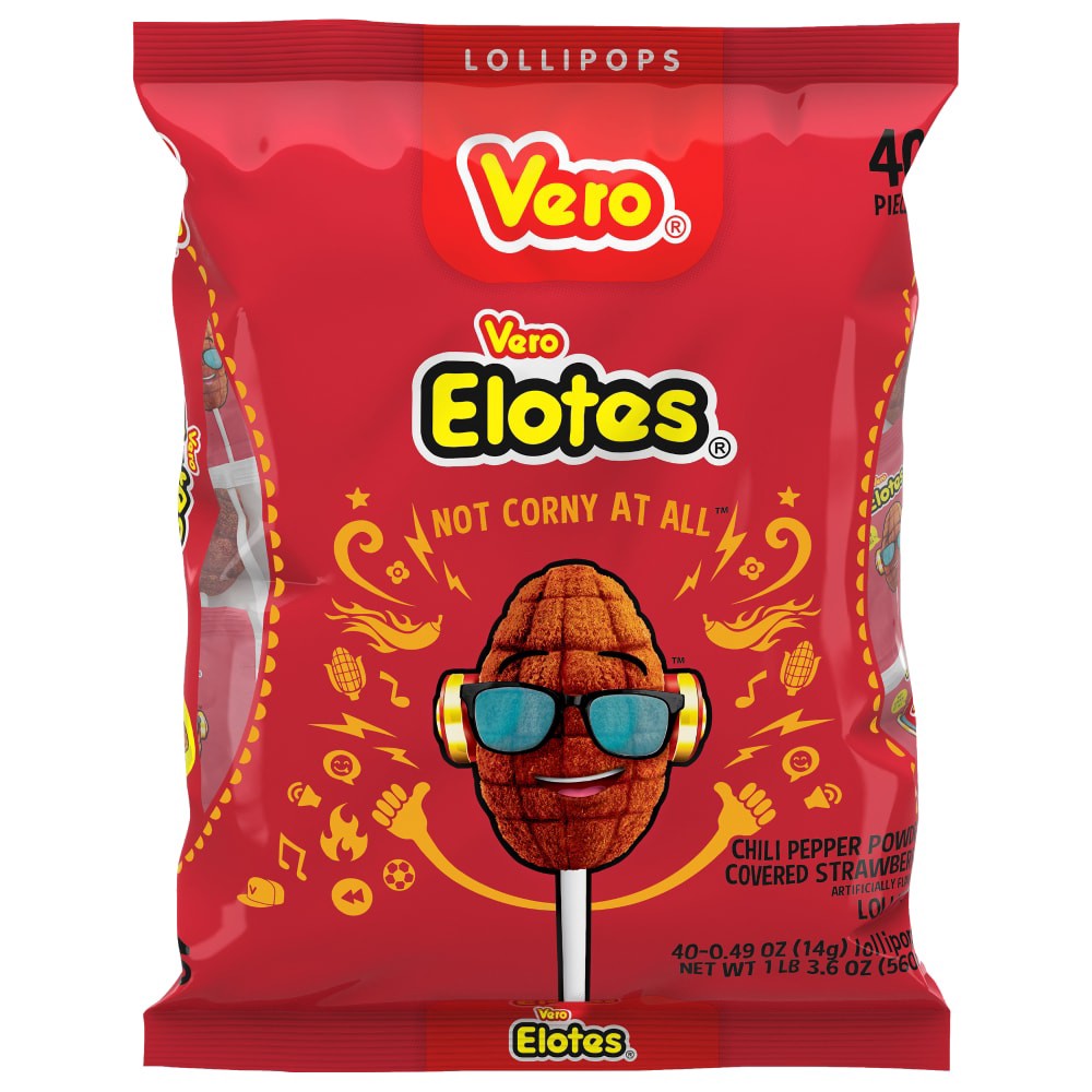 slide 2 of 2, Vero Elotes Lollipops Coated With Chili, 16 oz