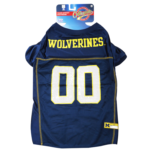 Michigan Wolverines Mesh Dog Football Jersey