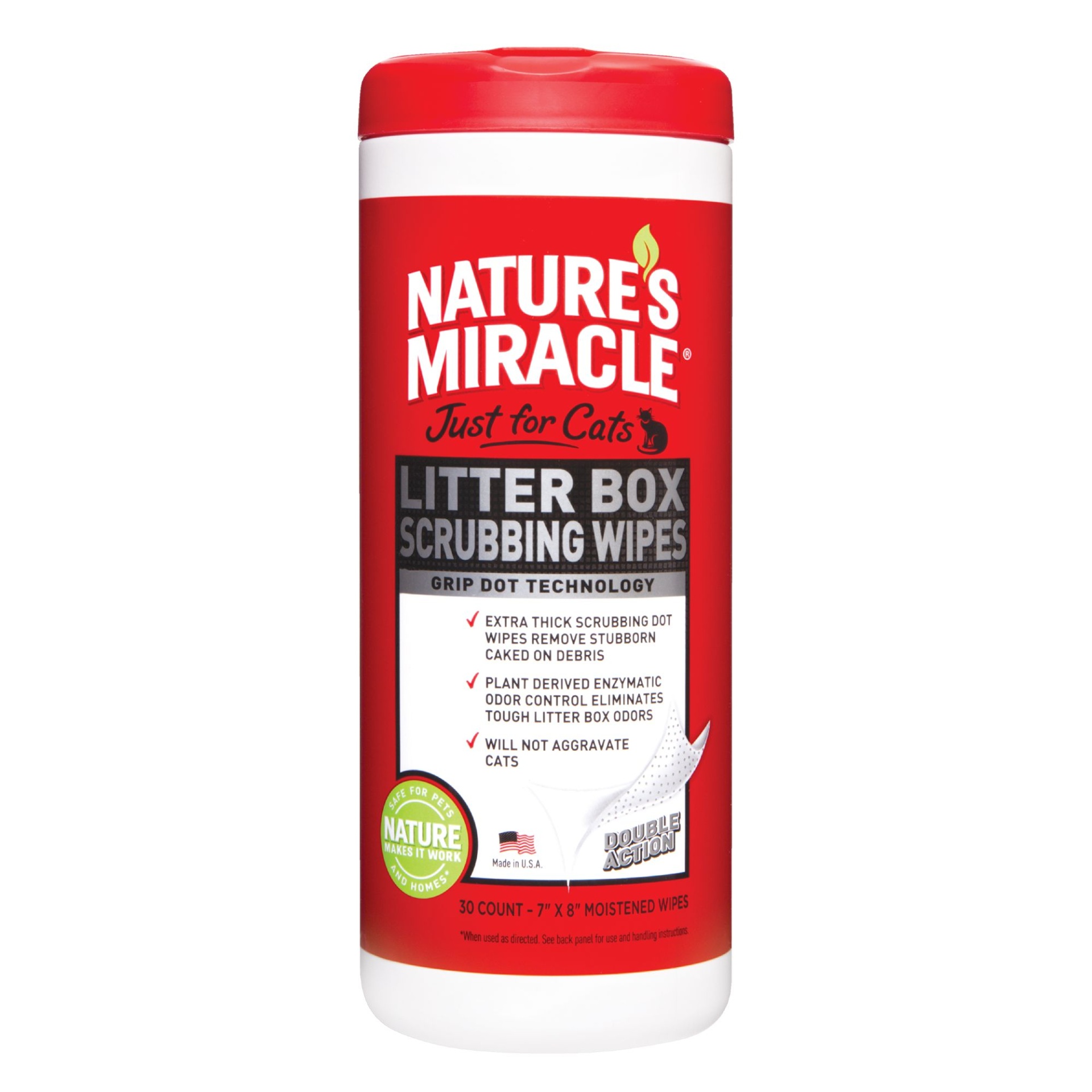Nature's Miracle Litter Box Wipes 30 ct Shipt