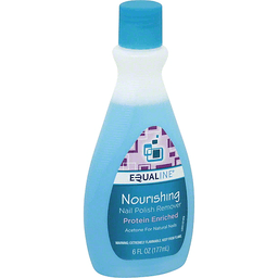 slide 1 of 1, Equaline Nourishing Nail Polish Remover, 6 oz