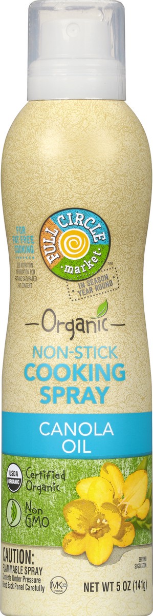 slide 6 of 9, Full Circle Market Organic Canola Oil Organic Non-Stick Cooking Spray 5 oz, 5 oz