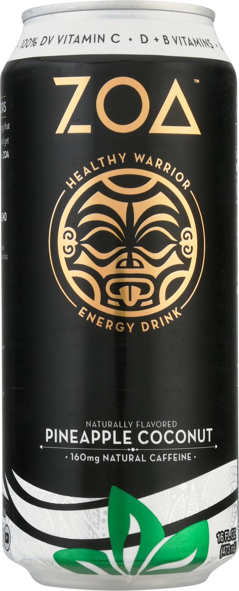 slide 11 of 12, Zoa Pineapple Coconut, 16 oz