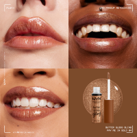 slide 14 of 29, NYX Professional Makeup Butter Butter Gloss Bling Non Sticky Lip Gloss, Pay Me In Gold, 0.27 fl oz, 0.27 fl oz