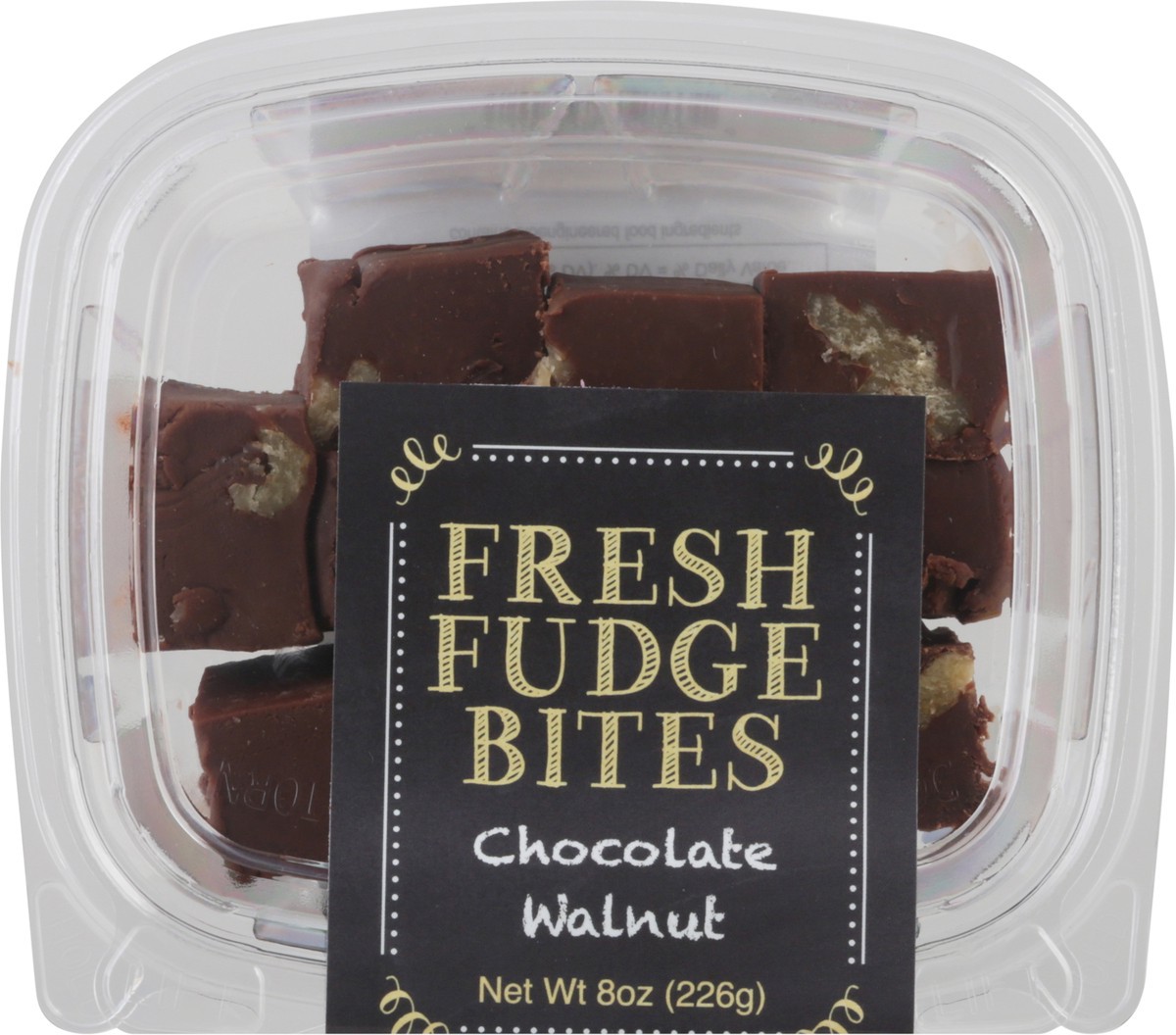 slide 5 of 14, Fudgeamentals Fresh Chocolate Walnut Fudge Bites, 8 oz