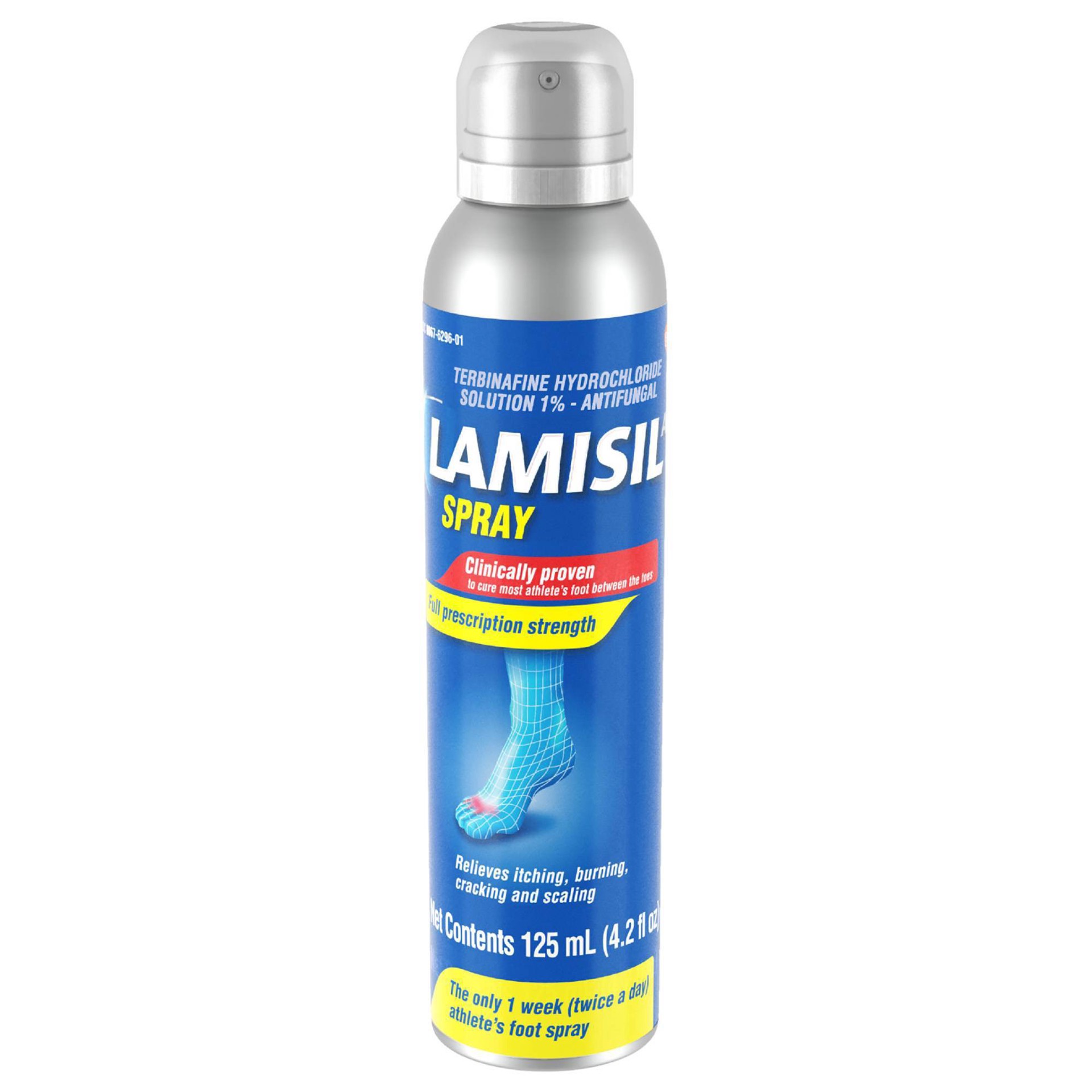 slide 1 of 4, Lamisil At Antifungal Spray For Athlete's Foot, 4.2 fl oz